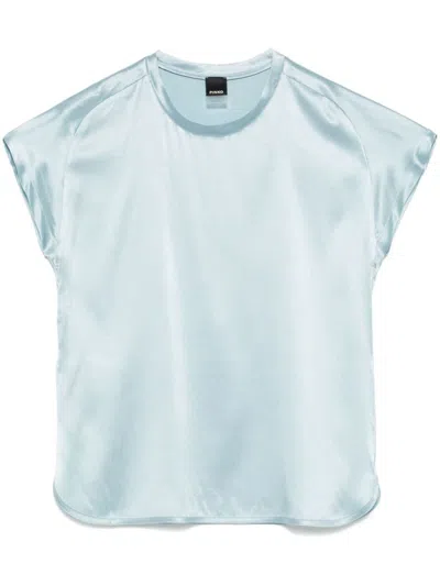 Pinko Light Blue Silk 'frida' Blouse