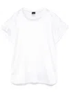 Pinko Luxurious Silk Blend Shirt In White
