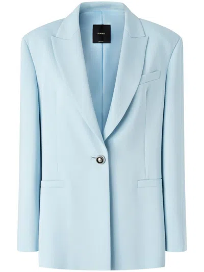 PINKO LIGHT BLUE SINGLE BREASTED BLAZER