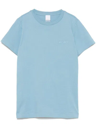 Pinko Light Blue 'start' T-shirt