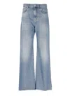 Pinko Light Blue Wanda Wide Leg Jeans