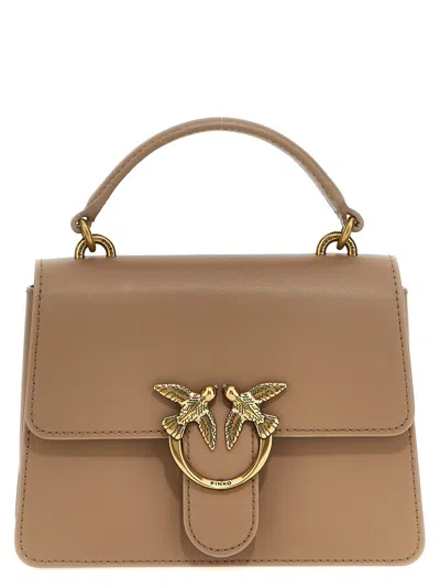 Pinko Light Brown Love One Satchel