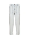 PINKO LIGHT-COLORED CHINOS JEANS