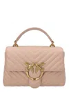 Pinko Classic Lady Love Bag Puff Chevron In Light Pink