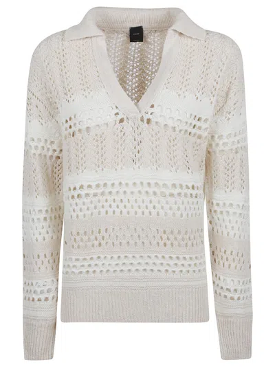 PINKO PINKO LIGHTWEIGHT COTTON KNIT SWEATER