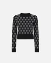 Pinko Pullover Leggero Jacquard Disegno Uccellini