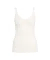 Pinko Lightweight Rips Ribbed Tank Top In White