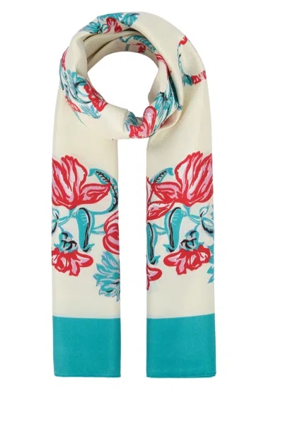Pinko Limbo Foulard Twill Stampa In White