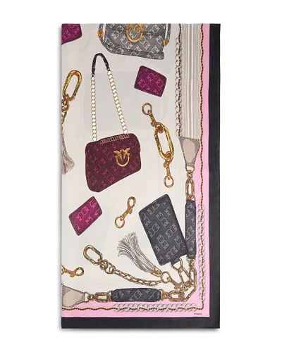 Pinko Limbo Scarf In Gray