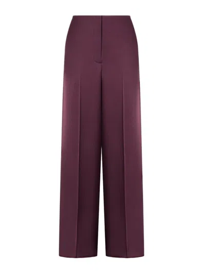 Pinko Limoncello Pants In Bordeaux In Purple