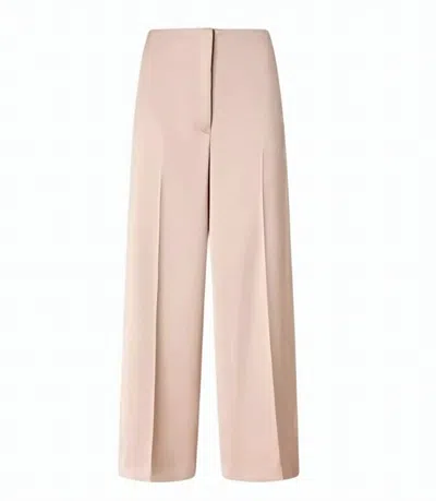 Pinko Limoncello Satin Wide Leg Trousers In Black