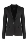 Pinko Linen Blazer Featuring Cut-out Detail