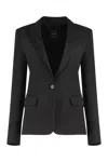 Pinko Linen Blazer Featuring Cut-out Detail