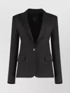 Pinko Linen Blazer Featuring Cut-out Detail
