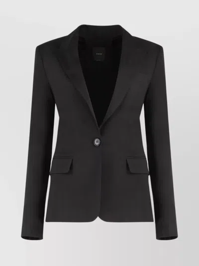 Pinko Linen Blazer Featuring Cut-out Detail