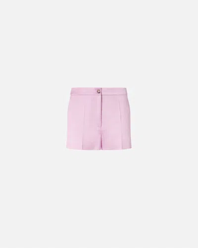 PINKO SHORT EN LIN MÉLANGÉ