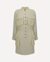 Pinko Linen Chemisier Dress