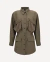 Pinko Lightweight Shacket With Pockets