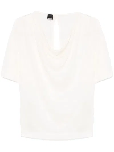 Pinko Linen T-shirt In White
