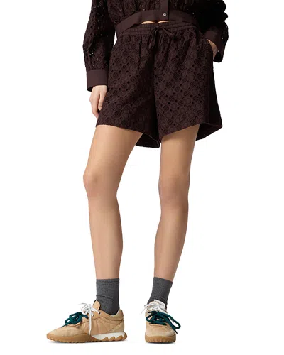 Pinko Liz Shorts In Brown