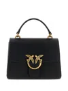 Pinko Logo-buckle Tote Bag In Black