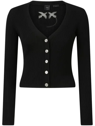 Pinko Black Long-sleeved Cardigan