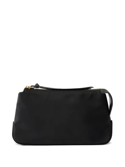 Pinko Logo-detail Clutch Bag In Black