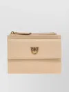 Shop Pinko Logo Detail Compact Wallet With Multiple Slots