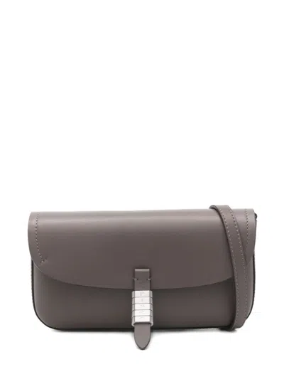 Pinko Logo-detail Cross Body Bag In Gray