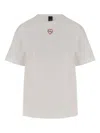 Pinko Logo-detail Short-sleeved T-shirt In White
