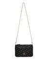 PINKO PINKO EMBELLISHED ZIPPED CLUTCH BAG