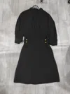 Pinko Logo Dress In Black