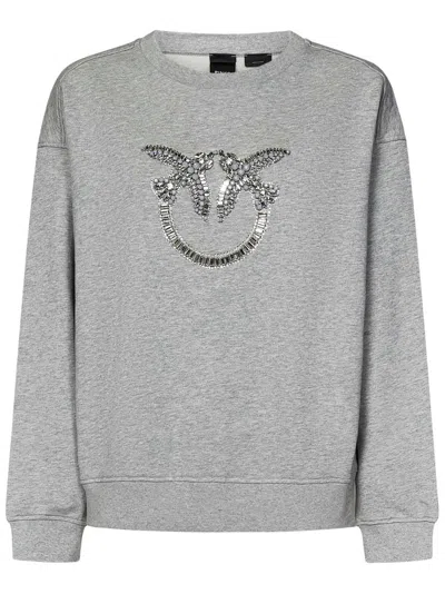 Pinko Nelly Sweatshirt In Grey