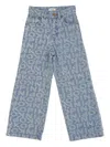 Pinko Logo-embellished Jeans In Blue