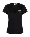 Pinko T-shirts And Polos Black In Black