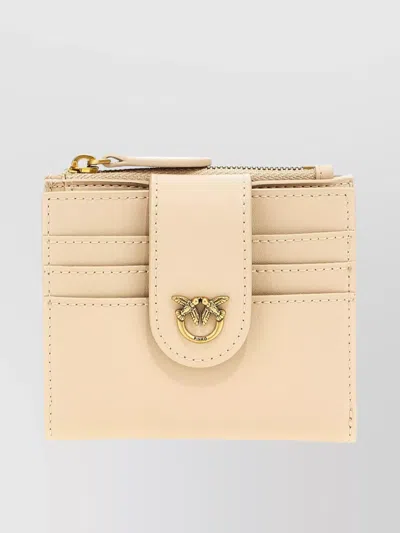 Pinko Logo Embossed Wallet With Multiple Compartments