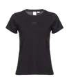 Pinko Logo Embroidered Crewneck T-shirt In Silver