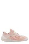 Pinko Elasticized Knit Low Top Sneakers In Pink