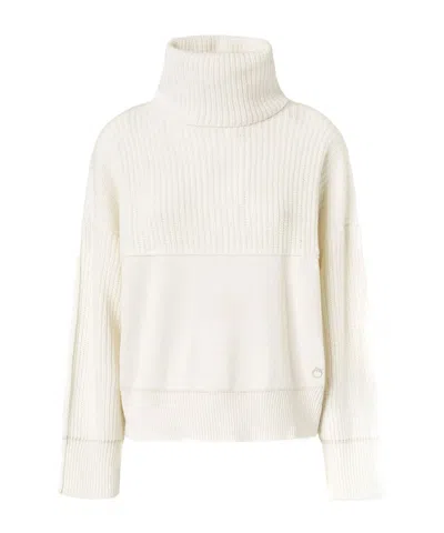 Pinko Logo-embroidered Sweater In White