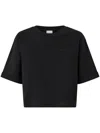 Pinko Embroidered-logo T-shirt In Black