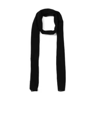 Pinko Logo Label Rectangular Scarf In Black