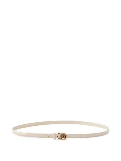 PINKO LOGO LEATHER BELT