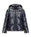 Pinko Black Indice Down Jacket In Black