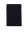 Pinko Ribbed Wool And Cashmere Scarf In Black