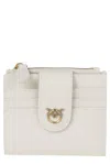 Pinko Logo Plaque Bi-fold Wallet In White