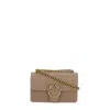 Pinko Classic Love One Simply Bag In Brown