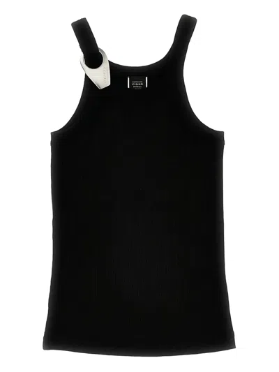 PINKO LOGO-PLAQUE TANK TOP
