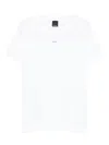 Pinko White T-shirt With Logo Print In White