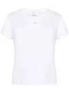 Pinko Logo-print Cotton T-shirt In White
