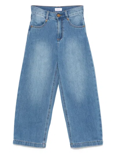PINKO LOGO-PRINT FLARED JEANS